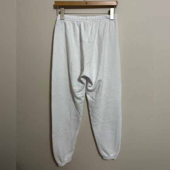 Aviator Nation White Sweatpants with Rainbow Logo - Picture 3 of 5